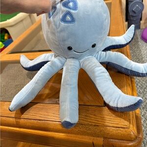 GUND Marley Octopus Plush Stuffed Animal Blue 16"